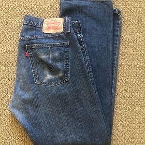 Levi's Men's Dark Blue Straight Jeans 514